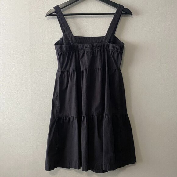 Tentree Black Ectretch Cotton Tiered Dress - Picture 2 of 10